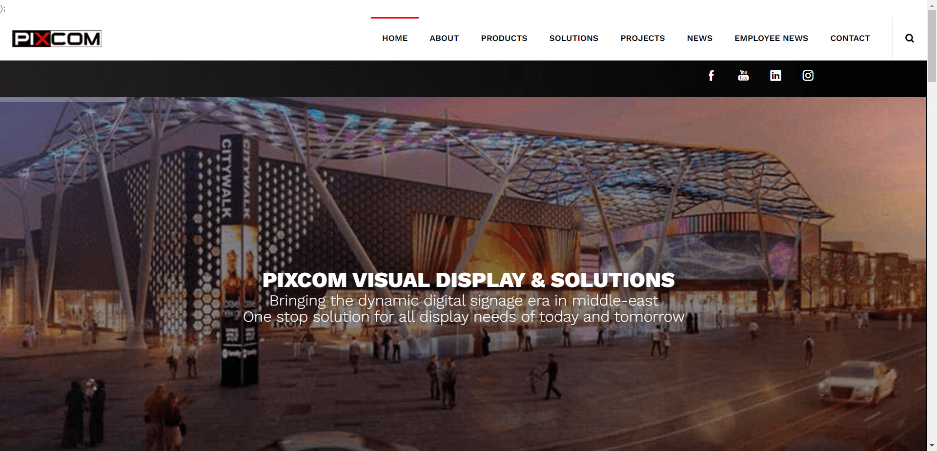 pixcom Home page