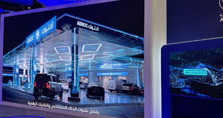 adnoc outdoor led screen installed by leading led screen supplier in Dubai