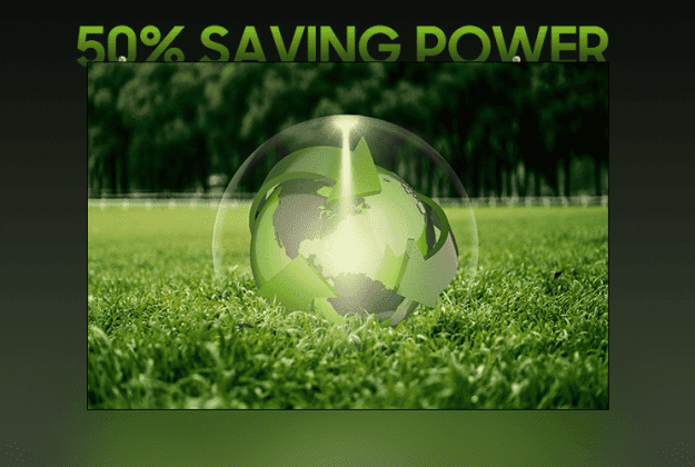 Outdoor LED screen power saving features